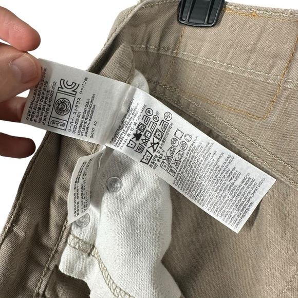 Levi’s Men’s 31x30 Jeans Taupe 505 Regular Fit Denim White Tab Preppy 2015 - Picture 7 of 13